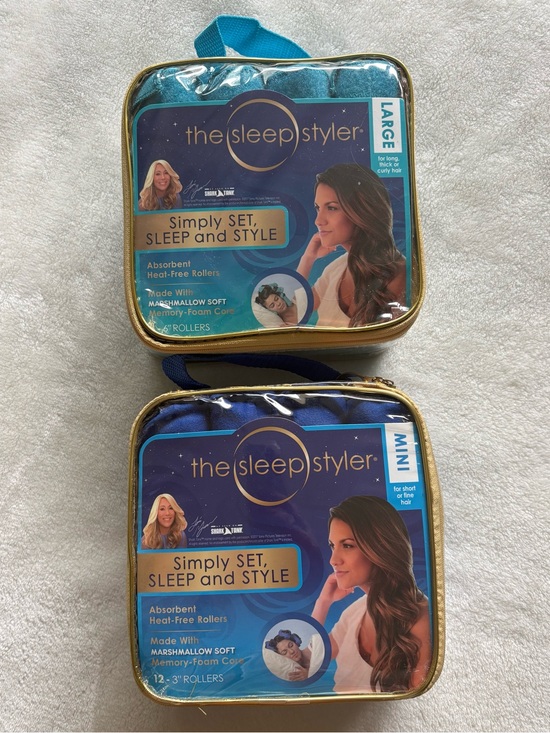 Other - The Sleep Styler Soft Rollers Set | 12 Mini 3 in + 8 Large 6 in Heatless Curlers